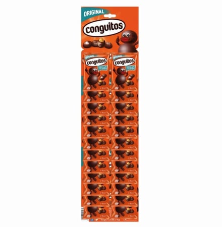 شوكولاته بالفول السوداني خالي من الغلوتين وزيت النخيل24*20 جرام