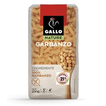 جالو مكرونة بالحمص فوسيللي عالية البروتين خالية من الجلوتين 250جرام