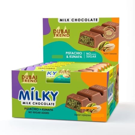 سناك فابريك شوكلاتة الحليب مع زبدة الفستق وعجينة مقرمشة 34x40 جرام