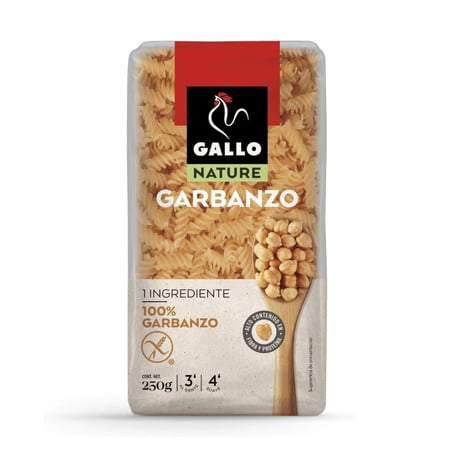 جالو مكرونة بالحمص فوسيللي عالية البروتين خالية من الجلوتين 250جرام