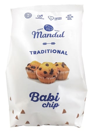 سناف ميني كيك بحبات الشكلاتة