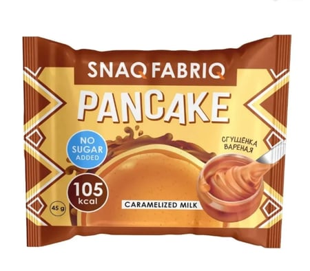 سناك فابريك بان كيك بدون إضافة سكر مع الحليب 45 جرام