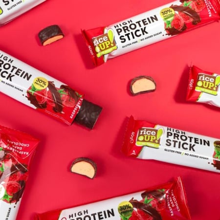 رايس اب بروتين فراولة وشوكلاتة داكنة 40 جرام