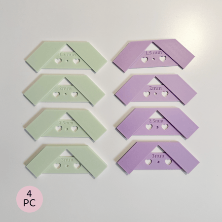 مجموعة قطع الزوايا بمقاسات متعددة 2