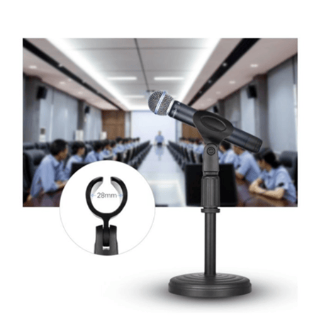 حامل ميكروفون مكتبي اسود Microphone Holder Stand LU-D5959-2