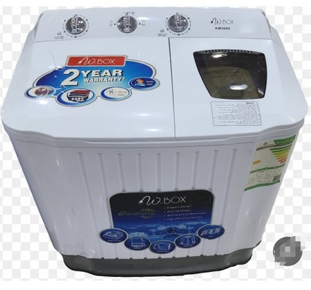 غساله5 كيلو ابيض  حوضين سيرين