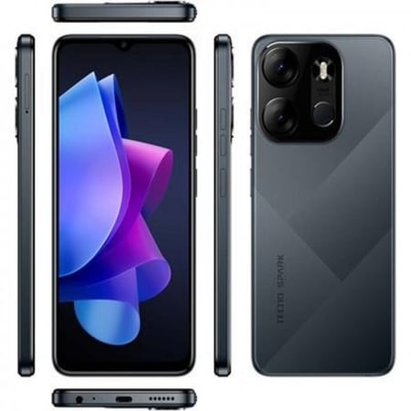 تكنو سبارك جو 2023 ، 4 جي ، 64 جيجا ، أسود