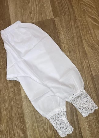 سروال اطفال قطن ( دانتيل مع فصوص )