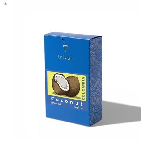 قهوة تريفالي كوكونت كولومبيا مجففة معززة 125 جرام (فاخرة)