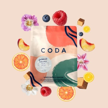 قهوة كودا شلشلي اثيوبيا مجففة 250 جرام