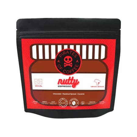قهوة القراصنة Nutty - Brazil Honey البرازيل عسلية 250 جرام