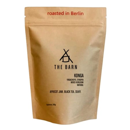 قهوة ذا بارن KONGA إثيوبيا مجففة إسبريسو 250 جرام
