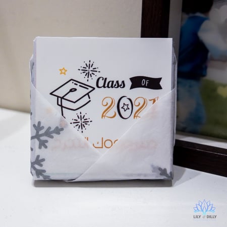 تغليف بني - مع كرت