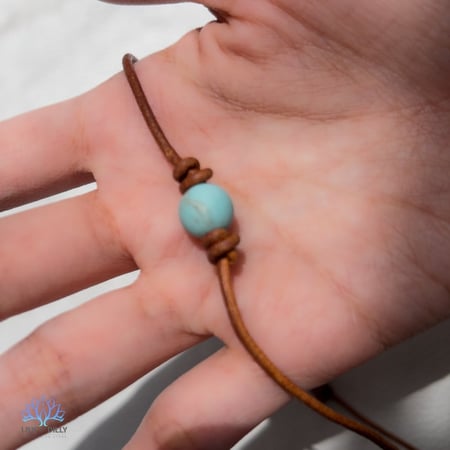 عقد خرزة - فيروزي