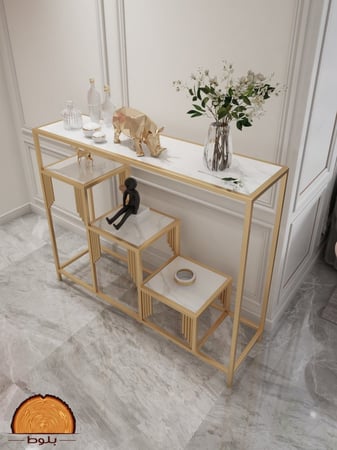 كونسول مودرن ذهبي