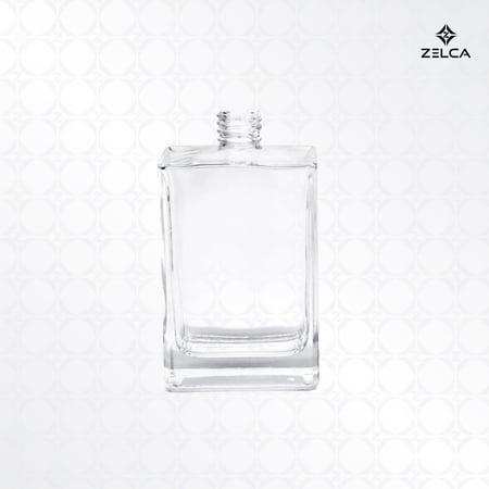 علب عطور بخاخ زجاجية مع غطاء ذهبي