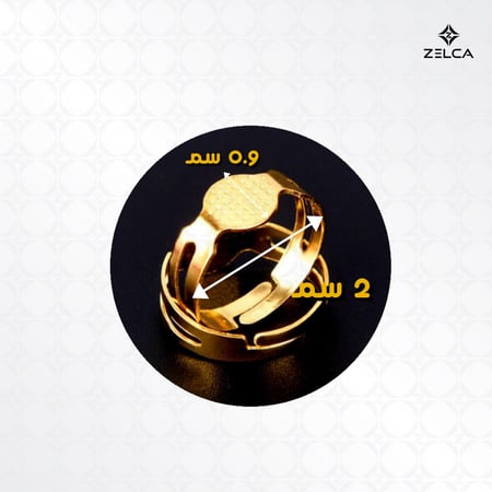 خواتم خام فري سايز حلقات خواتم دائرية قابلة للتعديل التكبير والتصغير