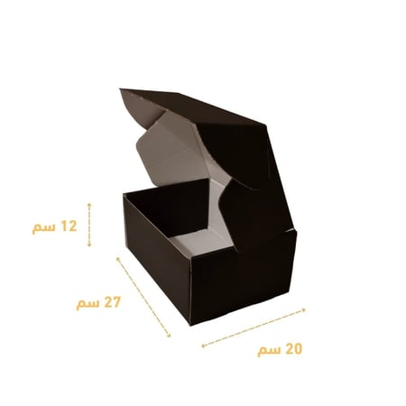 كرتون بوكس التغليف ( اسود - 1 كرتون)