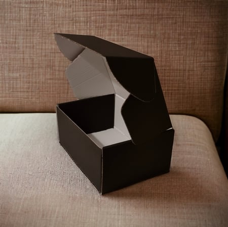 كرتون بوكس التغليف ( اسود - 1 كرتون)