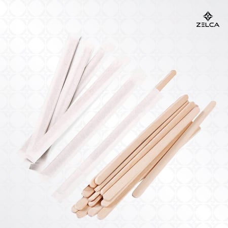 عود اعواد تحريك خشبيه مغلفة