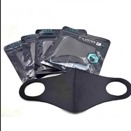 كمامة قماش لون أسود