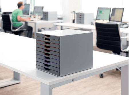 10ادراج تخزين ملونة متينة