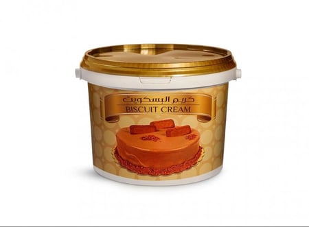 كريمة حشوة اللوتس لوتس خشنة كارانشي بسكويت بسكوت ملتقى الخبازين