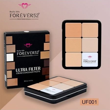 فورايفر52 باليت الترا فلتر كريم الاساس والكنتور ومصحح خافي عيوب البشرة كريمي 12 لون