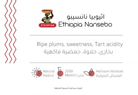 اثيوبيا نانسيبو 227 جرام - بيت التحميص