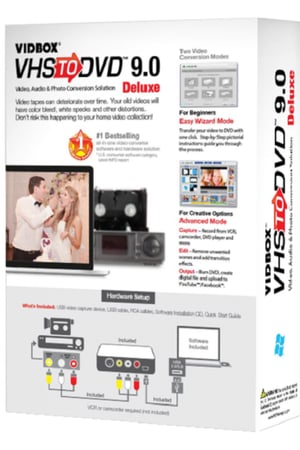 محول أشرطة الفيديو القديمة إلى الحاسب VHS to DVD 9.0 Deluxe