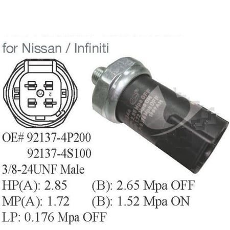 #10578W حساس برشر سوتش نيسان انفايننتي / PRESSURE SWITCH NISSAN INFINITI