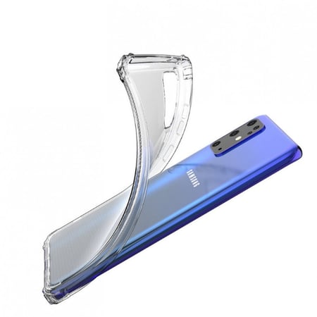 غطاء حماية شفاف مدعم الزوايا لهاتف سامسونج جالكسي اس 20 بلس - Galaxy S20 Plus