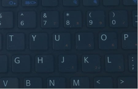 غطاء حماية ضد الماء والغبار لكيبورد لابتوب مقاس 14 انش