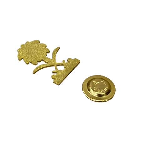 بروش سيفين ونخلة (دبوس ) مقاس  (3.5*2.5)