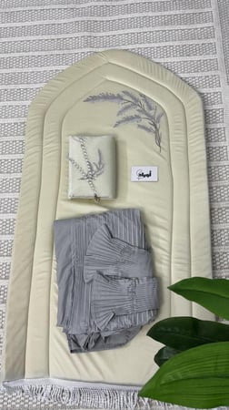 طقم صلاة  لافندر رمادي