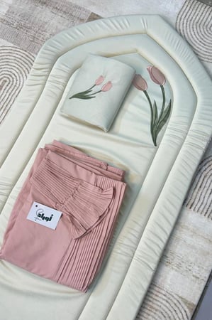 طقم صلاة توليب وردي