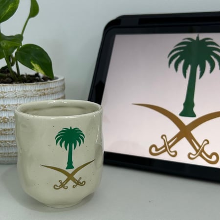 كوب سراميك ( السيف والنخلة)