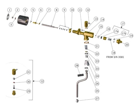 وصلة ذراع تبخير لامرزوكو A.1.022
