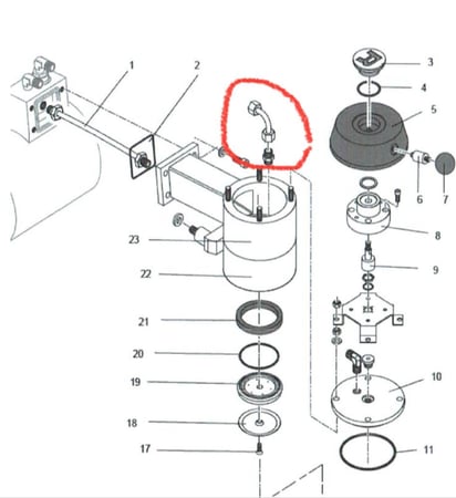 ماسورة تغذية صمام سلنويد روكيت A279904353 - A27NI04353