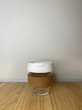 كوب زجاجي حافظ للحرارة 250ml