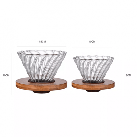 قمع ترشيح V60 زجاجي 02