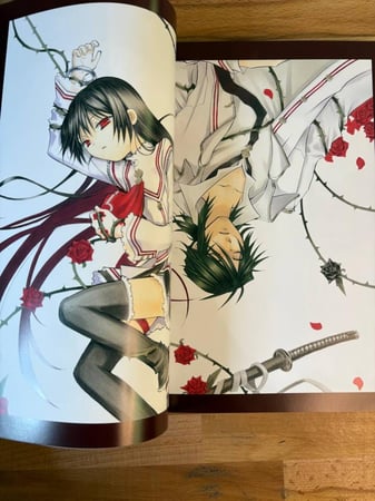 Anime Mook Illustrated book Collection of paintings by Jun MOCHIZUKI "PandoraHearts" -odds and ends -