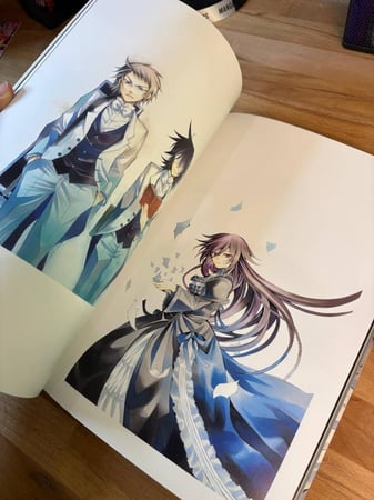 Anime Mook Illustrated book Collection of paintings by Jun MOCHIZUKI "PandoraHearts" -odds and ends -