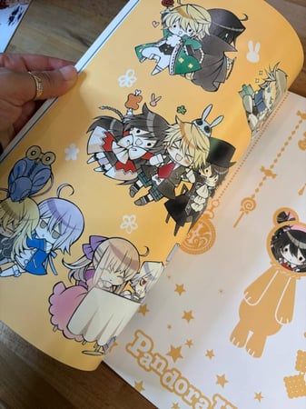 Anime Mook Illustrated book Collection of paintings by Jun MOCHIZUKI "PandoraHearts" -odds and ends -