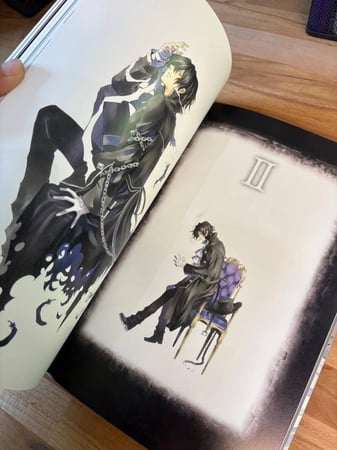 Anime Mook Illustrated book Collection of paintings by Jun MOCHIZUKI "PandoraHearts" -odds and ends -