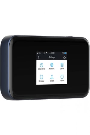 راوتر متنقل زي تي اي 5جي الاصدار الجديد ZTE 5G MiFi MU5001A Router يدعم جميع الشركات