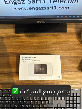 راوتر هواوي سويلينك متنقل SRT875 5G ببطارية 5الف الاصدار الجديد