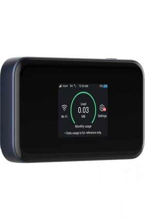 راوتر متنقل زي تي اي 5جي الاصدار الجديد ZTE 5G MiFi MU5001A Router يدعم جميع الشركات