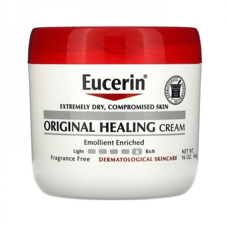 كريم علاجي للبشرة الجافة اورجينال هيلينج من يوسيرين 454ج
