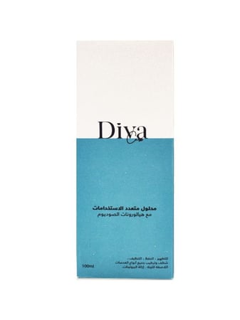 محلول عدسات لاصقة متعدد الاستخدامات من ديفا - 100 مل